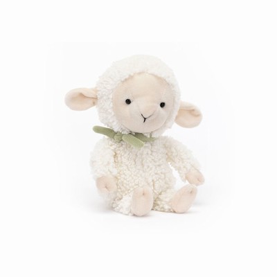 Jellycat Fuzzkin Lamb Farmyard USA | 96827TRBX